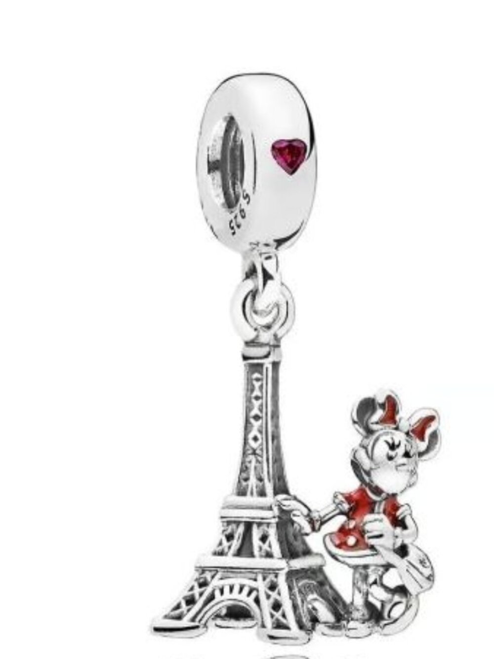 Pandora Minnie Mouse Eiffel Tower Dangle Charm ONLY 1